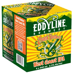 Picture of Eddyline CrankYanker IPA 4pk Cans 440ml